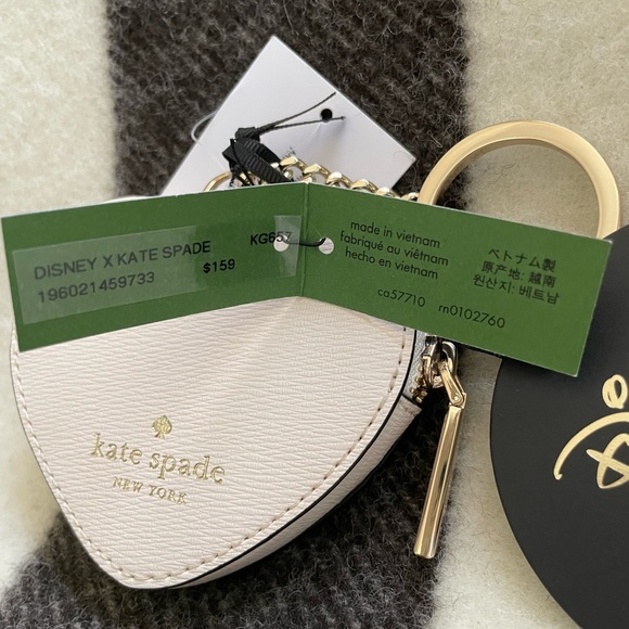 New with tags Kate Spade Disney Minnie Mickey Mouse coin purse - Picture 7 of 12